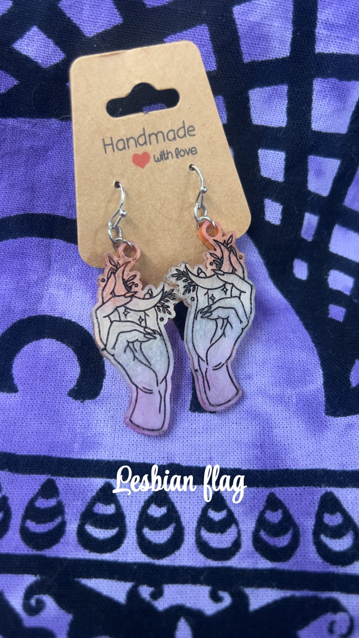 Witch Hand Earrings